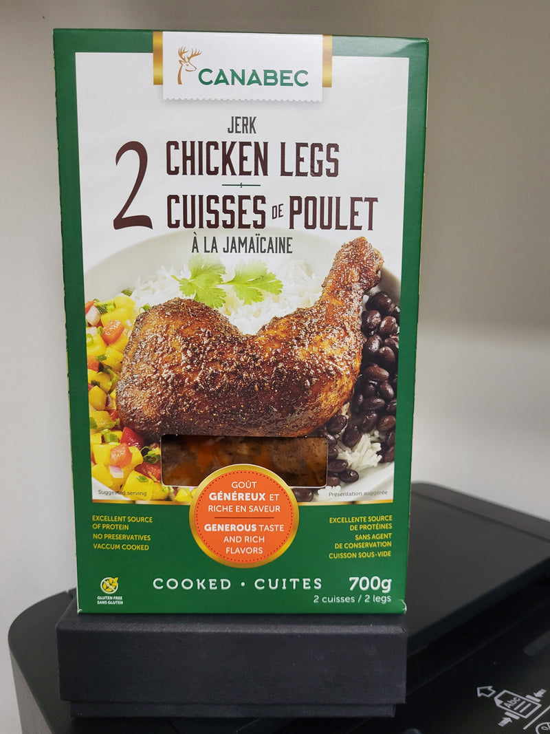 Canabec jerk chicken legs