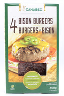Canabec bison burgers