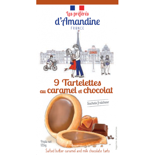 Les préférés d'Amandine - Tartelettes au caramel et chocolat