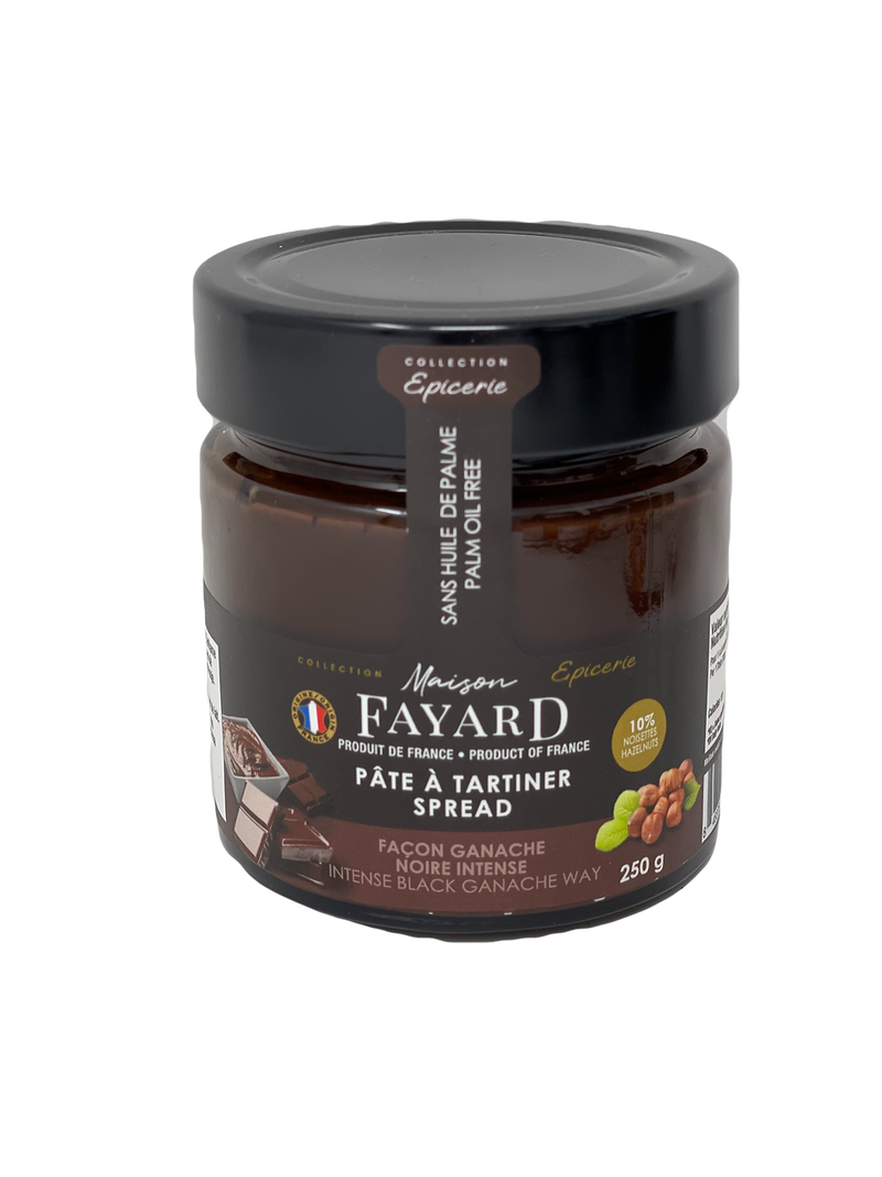 Fayard - Pate à tartiner Façon Ganache Noire Intense