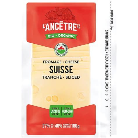 L'Ancêtre - Organic Sliced Swiss Emmental