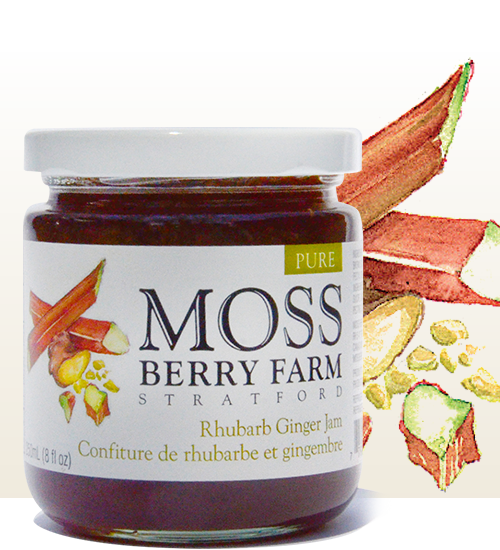 Moss Berry Farm - Confiture de Rhubarbe et Gingembre