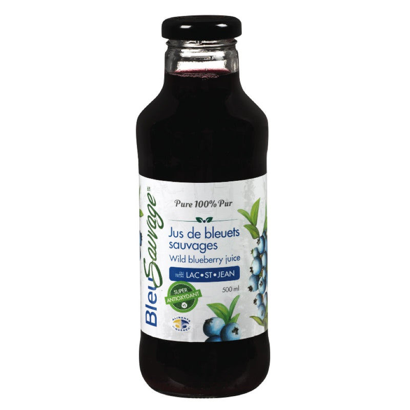 Bleu Sauvage - 100% Pure Wild Blueberry Juice