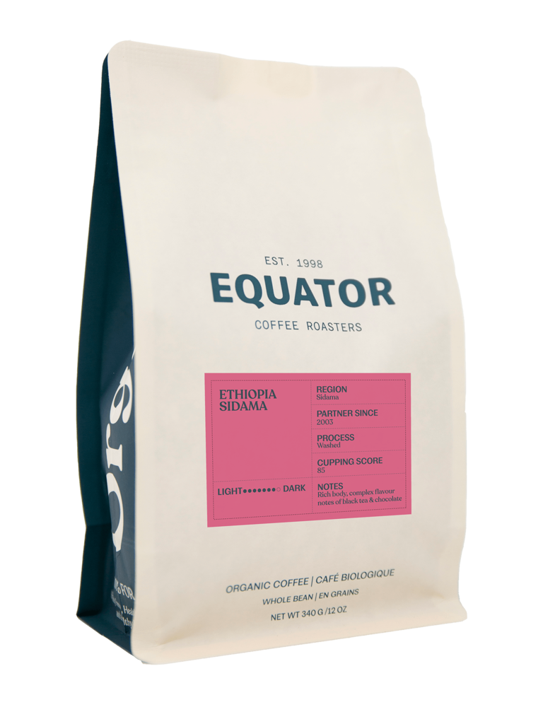 Equator Organic Coffee - Ethiopia Sidama, regular grind