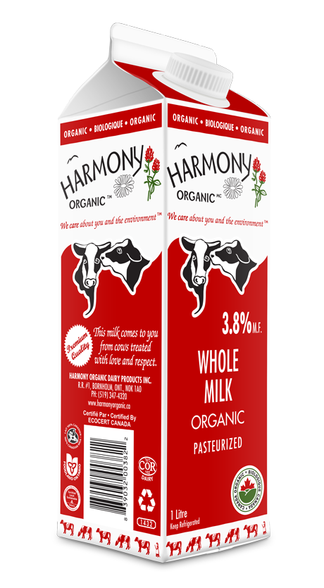 Harmony - Organic 3.8% Whole Milk