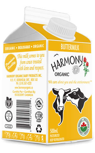 Harmony - Organic 3.8% Buttermilk