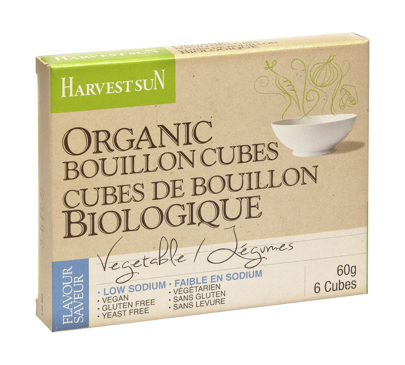 HarvestSun - Organic Low-Sodium Vegetable Bouillon Cubes