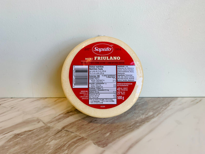 Baby Friulano Cheese Wheel (500g)