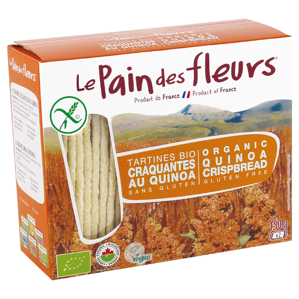 Our organic gluten-free crackers - Le Pain des Fleurs