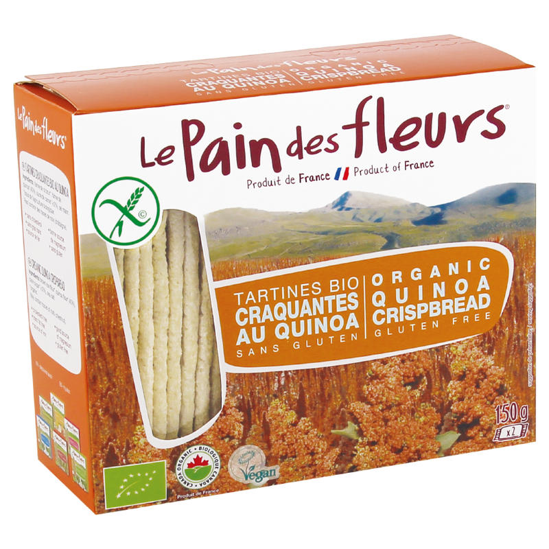 Le Pain des Fleurs - Organic Quinoa Crispbread