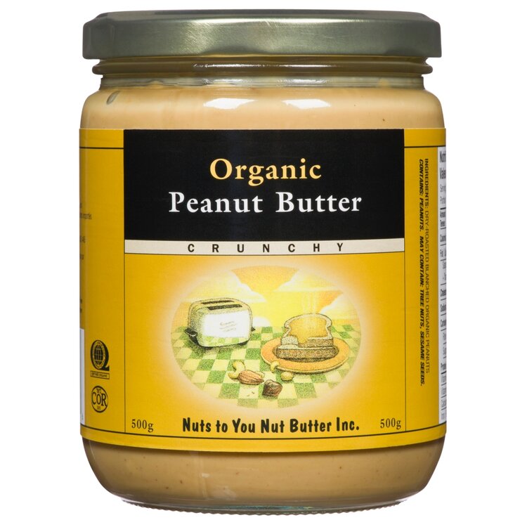 Nuts to You - Organic Crunchy Peanut Butter