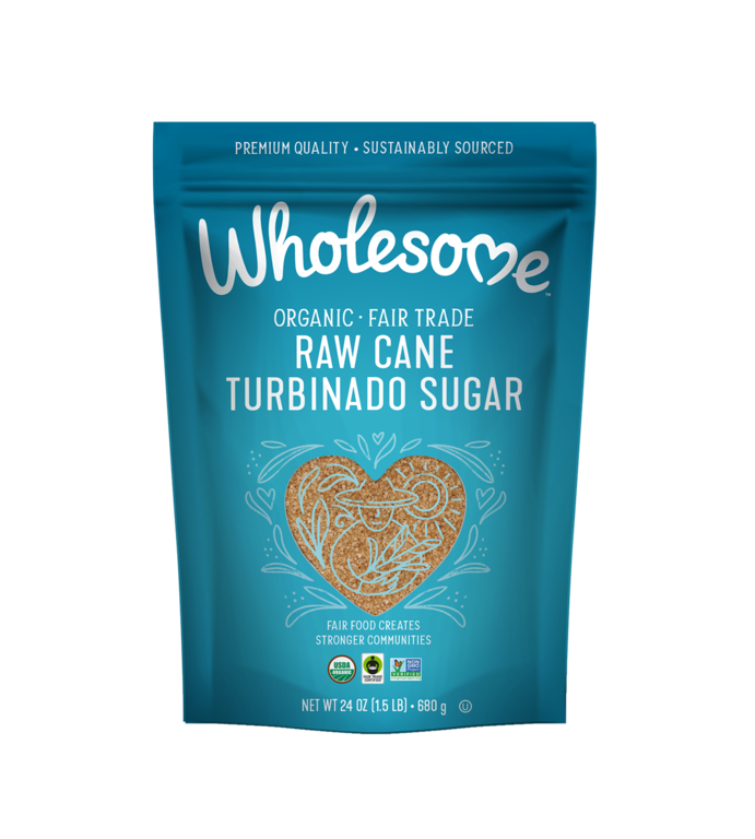 Wholesome - Organic Fair Trade Demerara Turbinado Cane Sugar