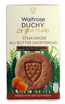 Waitrose - Duchy Organic Stem Ginger All Butter Shortbread
