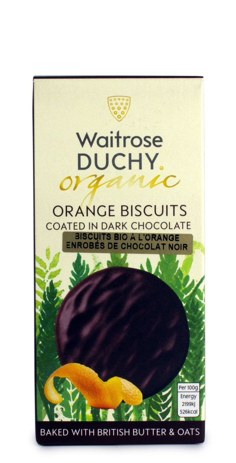Waitrose-  Duchy Organic Orange Biscuits in Dark Chocolate