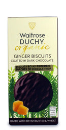 Waitrose - Duchy Organic Ginger Biscuits in Dark Chocolate