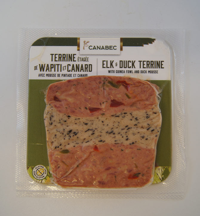 Elk & Duck Terrine with Guinea Fowl and Duck Mousse